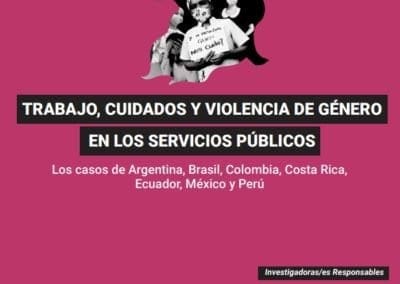 Trabajo, Cuidados y Violencia de Género en los Servicios Públicos