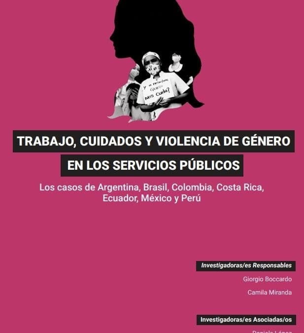 Trabajo, Cuidados y Violencia de Género en los Servicios Públicos