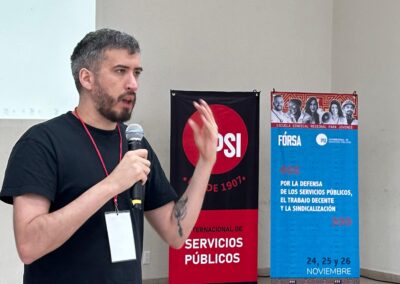 Nodo XXI participa en la Escuela Sindical Regional de Jóvenes de América Latina 2025 de la Internacional de Servicios Públicos