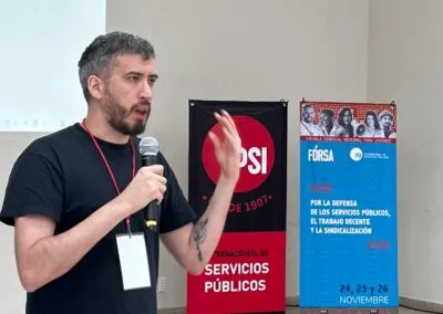 Nodo XXI participa en la Escuela Sindical Regional de Jóvenes de América Latina 2025 de la Internacional de Servicios Públicos